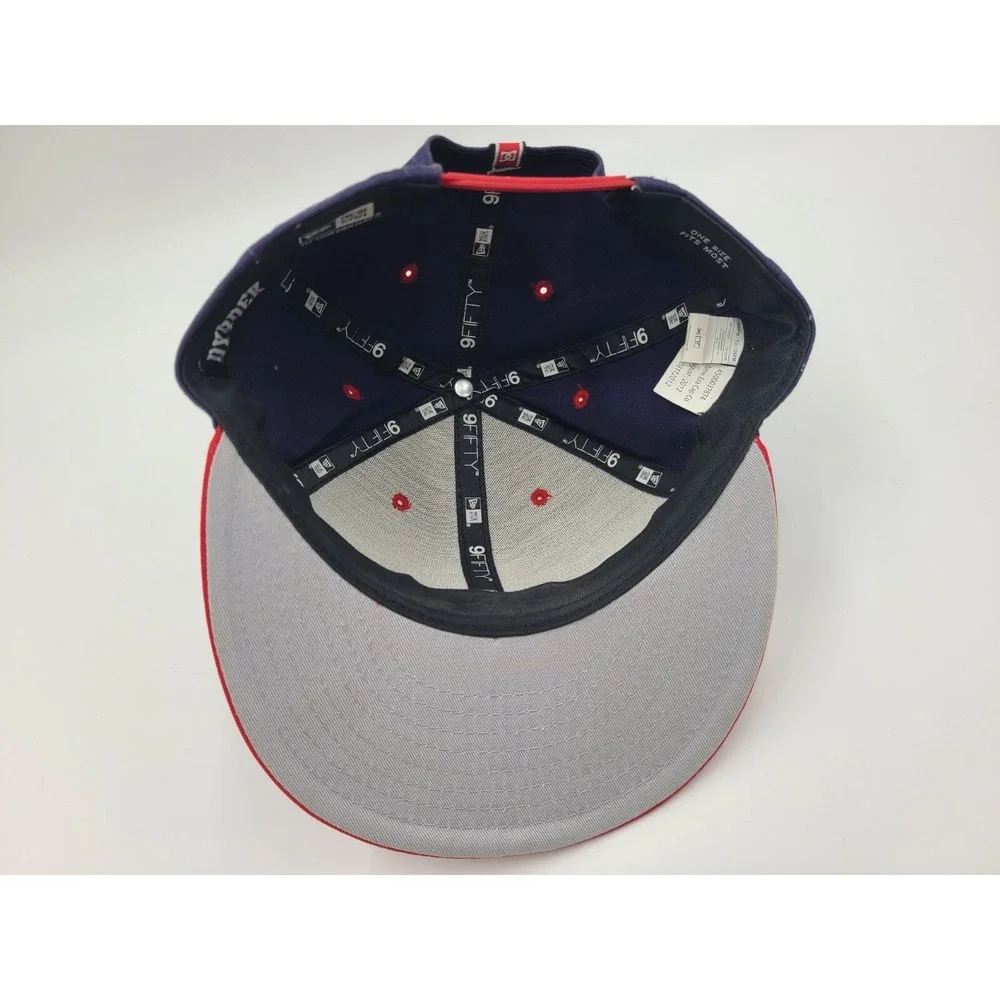 DC Shoes Dyrdek New Era 9Fifty Snapback Hat Cap Skate Skateboard Men Blue Red